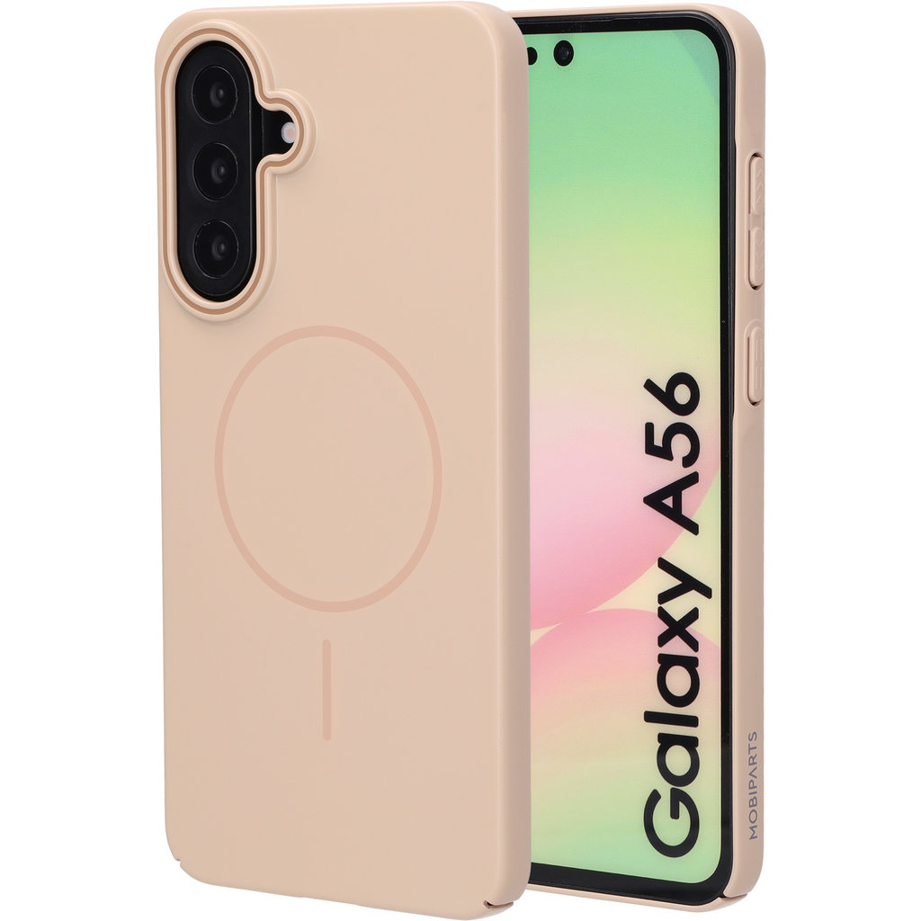 Mobiparts Mobiparts Slim Line Case voor Samsung Galaxy A56 - MagSafe - Dune Sand