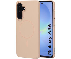 Mobiparts Mobiparts Slim Line Case voor Samsung Galaxy A36 - MagSafe - Dune Sand