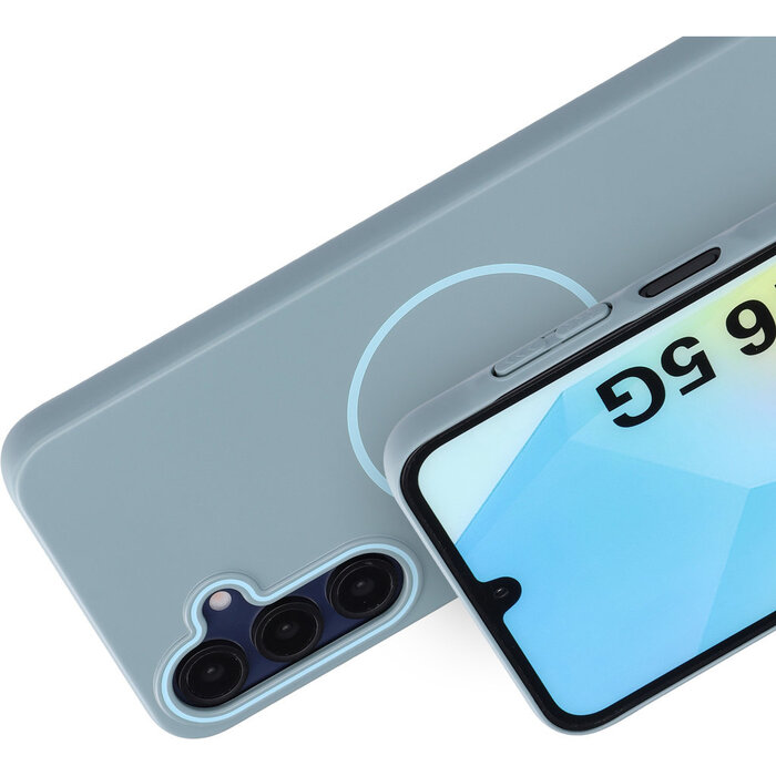 Mobiparts Mobiparts Slim Line Case voor Samsung Galaxy A16 - MagSafe - Sage Green