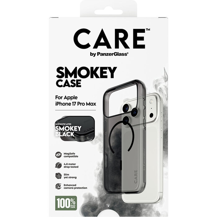 CARE by PanzerGlass PanzerGlass Urban Explorer MagSafe Case iPhone 17 Pro Max - Smokey Black