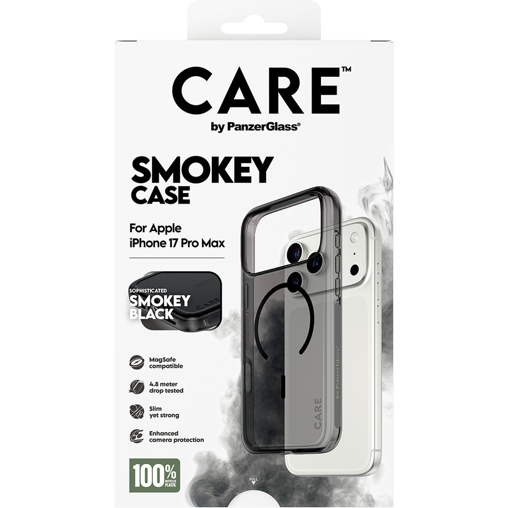 CARE by PanzerGlass PanzerGlass Urban Explorer MagSafe Case iPhone 17 Pro Max - Smokey Black