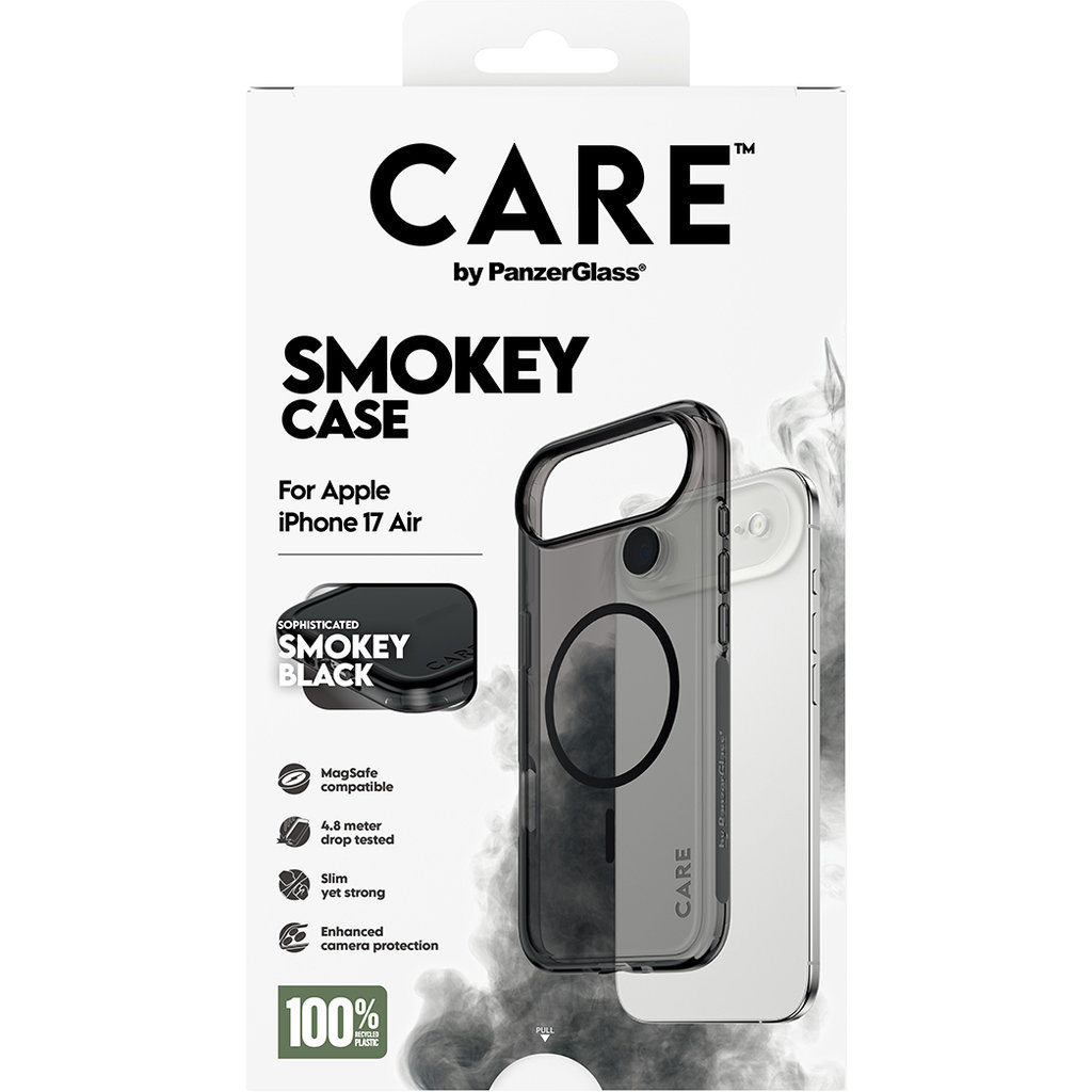 CARE by PanzerGlass PanzerGlass Urban Explorer MagSafe Hoesje voor iPhone Air - Smokey Black, foto 3 van 5