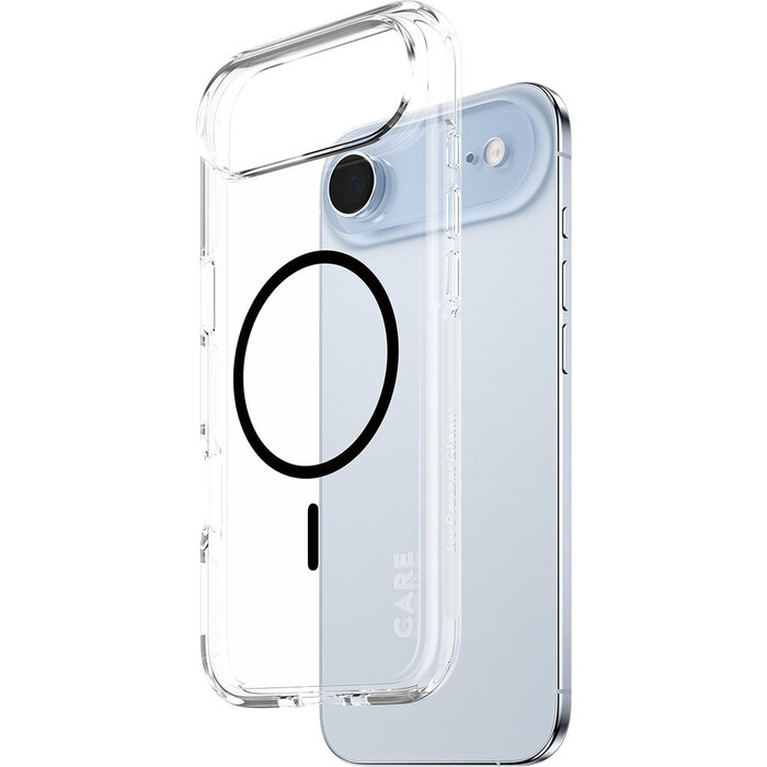 CARE by PanzerGlass PanzerGlass Urban Explorer MagSafe Case voor iPhone Air - Transparant/Zwart