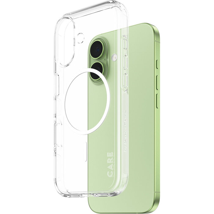 CARE by PanzerGlass PanzerGlass Urban Explorer MagSafe Hoesje voor iPhone 17 - Transparant/Wit