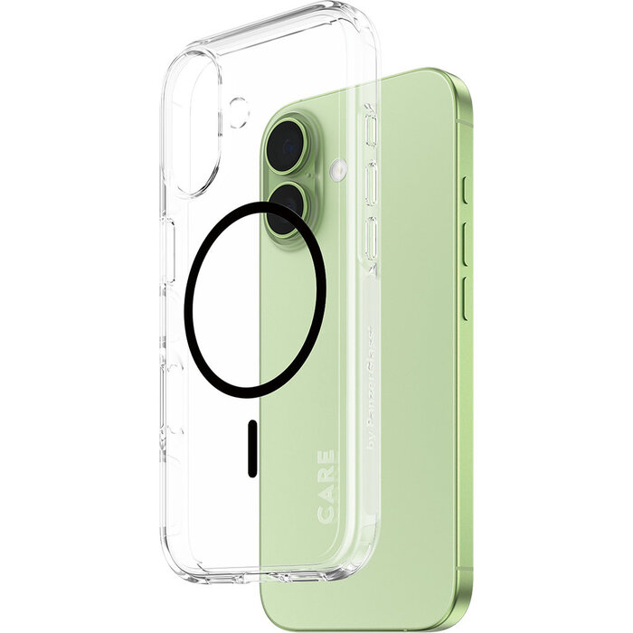 CARE by PanzerGlass PanzerGlass Urban Explorer MagSafe Hoesje voor iPhone 17 - Transparant Zwart