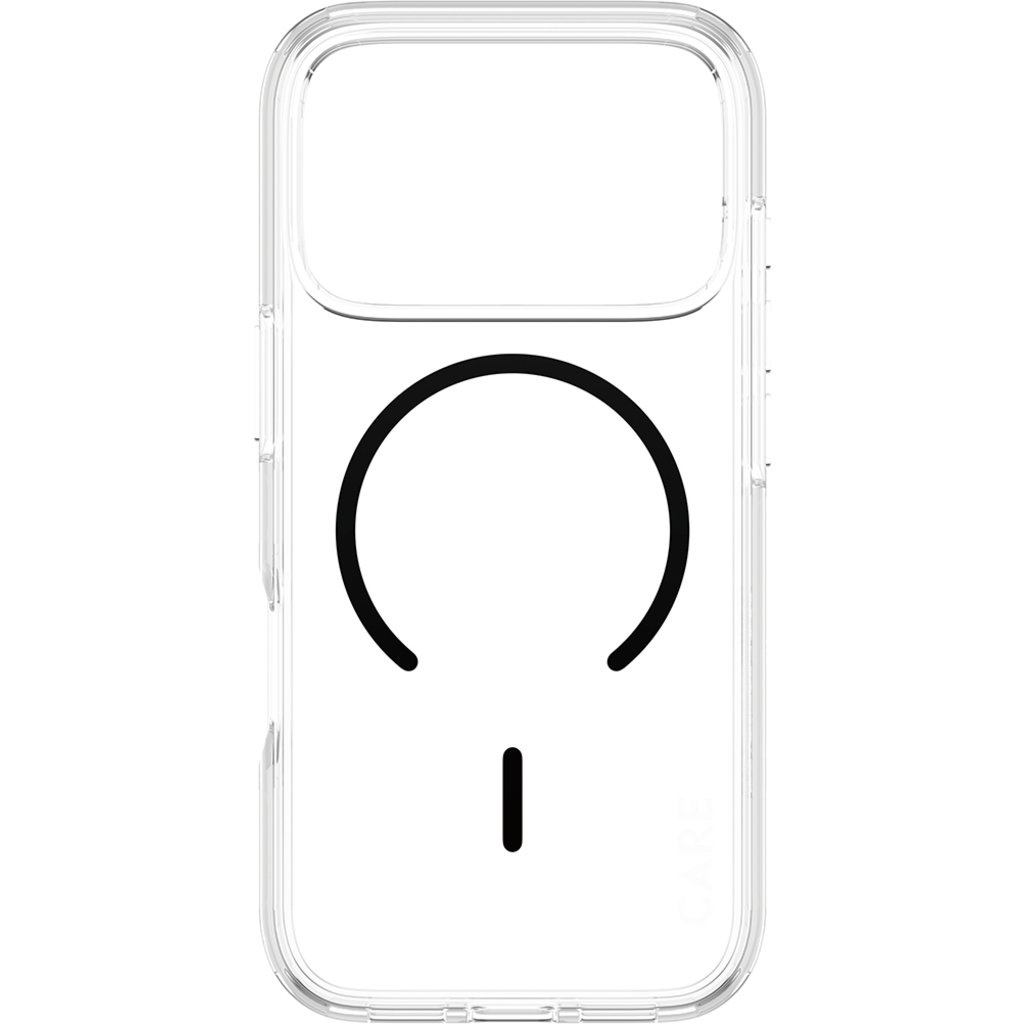 CARE by PanzerGlass PanzerGlass Urban Explorer MagSafe Hoesje iPhone 17 Pro - Transparant Zwart