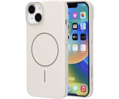 Mobiparts Mobiparts Slim Line Case voor iPhone 14 - MagSafe Compatibel - Off White
