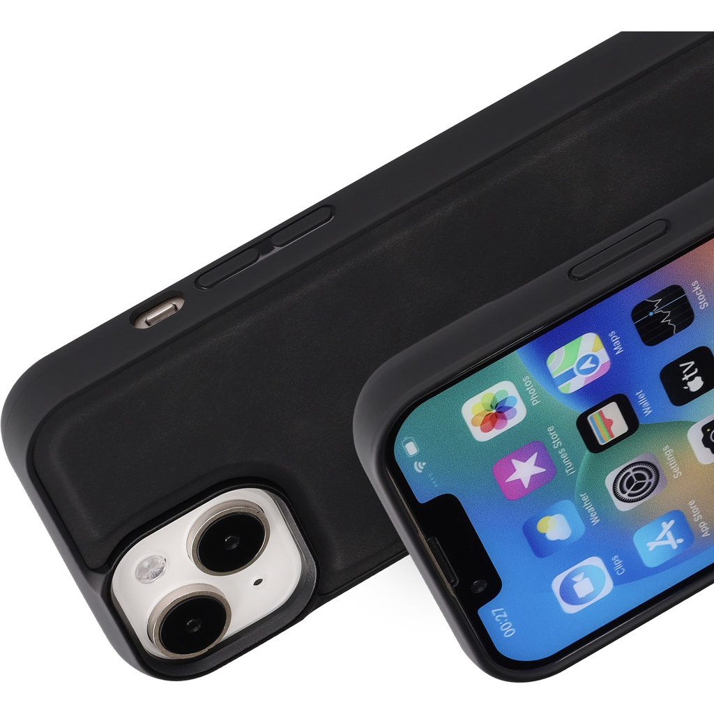 Mobiparts Mobiparts Classic Backcover Apple iPhone 15/14/13 Graphite Black (MagSafe Compatible)