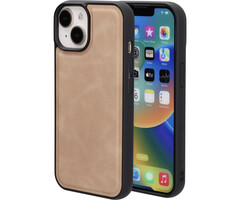 Mobiparts Mobiparts Classic MagSafe Backcover voor iPhone 15, 14 & 13 - Moonstone Beige