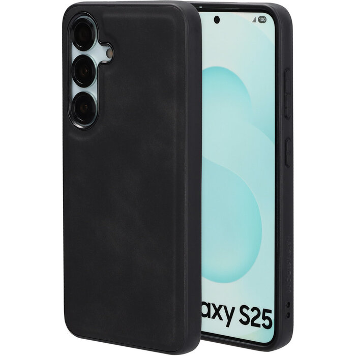 Mobiparts Mobiparts Classic  Backcover Samsung Galaxy S25 Graphite Black (MagSafe Compatible)
