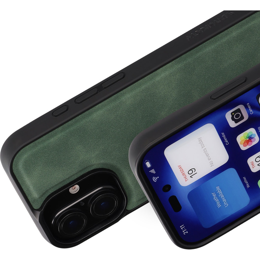 Mobiparts Mobiparts Classic MagSafe Backcover iPhone 16 - Emerald Green