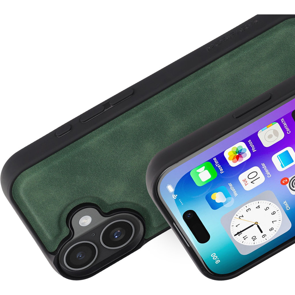 Mobiparts Mobiparts Classic MagSafe Backcover voor iPhone 17 - Emerald Green