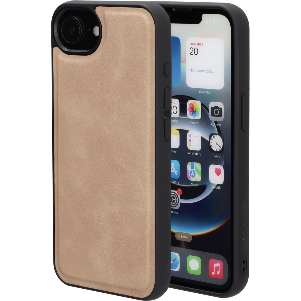 Mobiparts Mobiparts Classic MagSafe Backcover iPhone 17e / 16e - Moonstone Beige