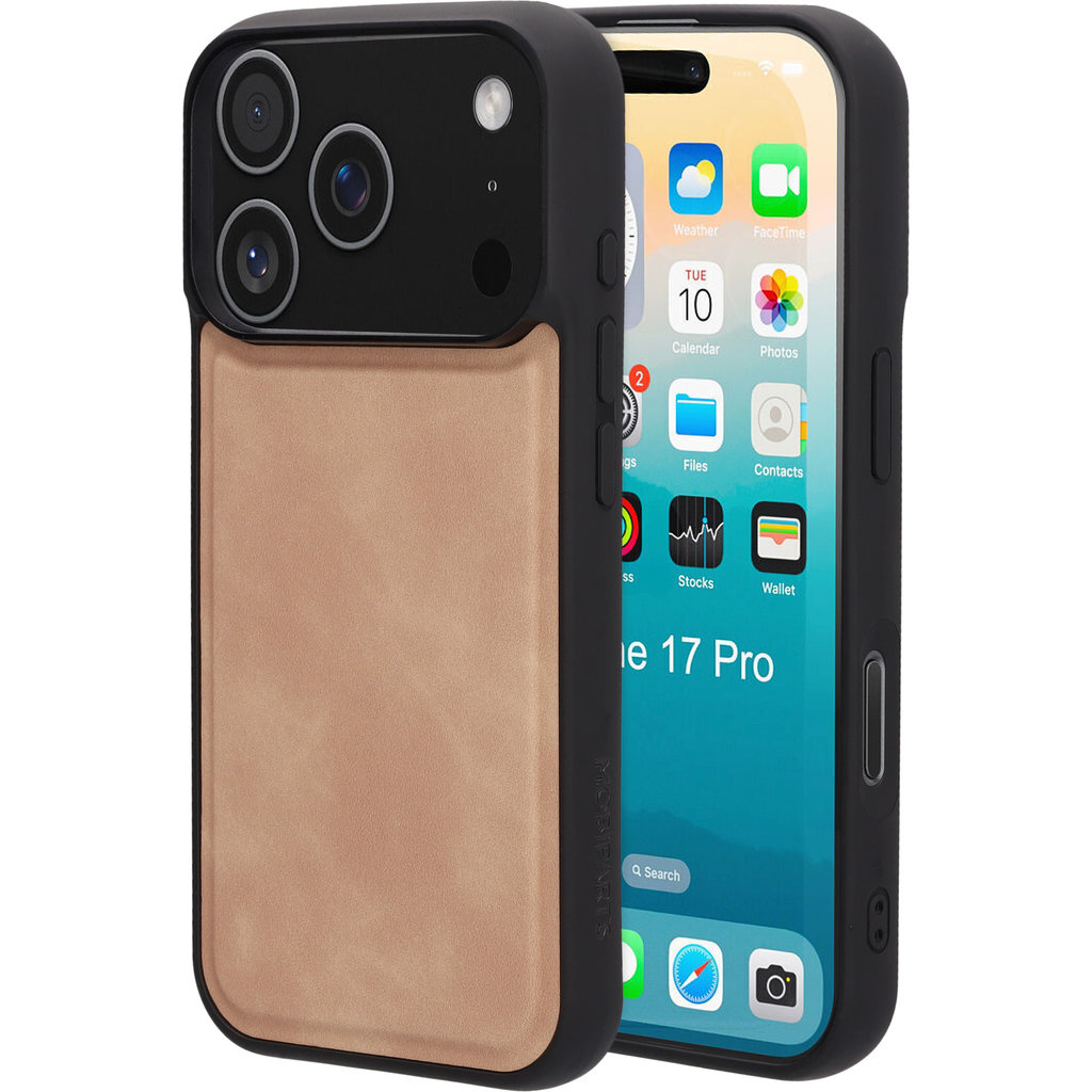 Mobiparts Mobiparts Classic MagSafe Backcover voor iPhone 17 Pro - Moonstone Beige