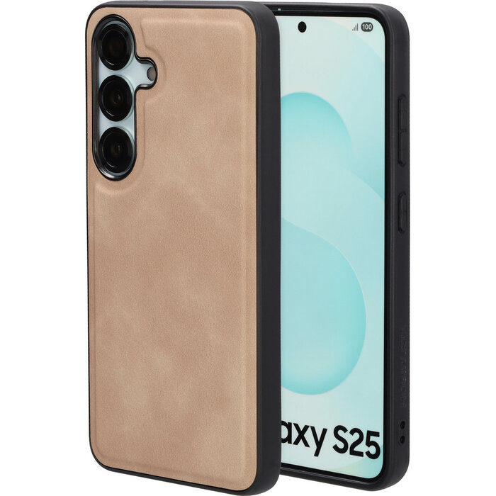 Mobiparts Mobiparts Classic  Backcover Samsung Galaxy S25 Moonstone Beige (MagSafe Compatible)