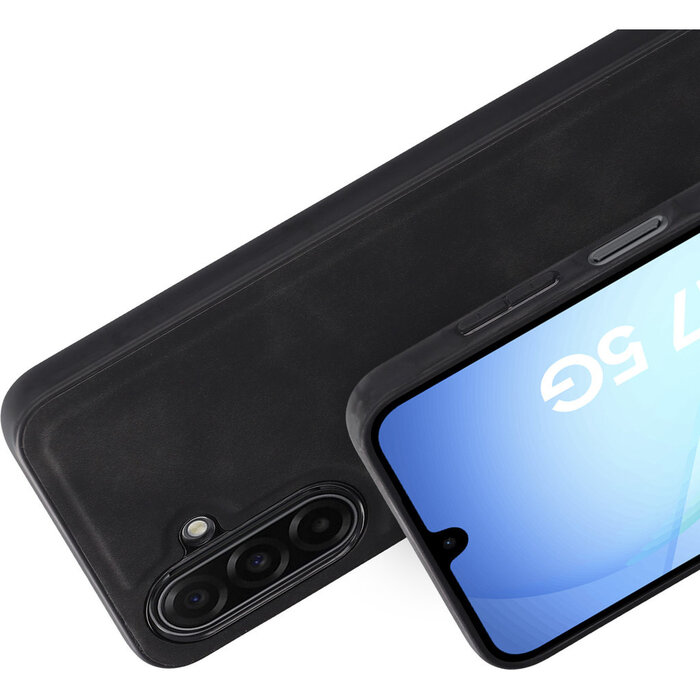 Mobiparts Mobiparts Classic  Backcover Samsung Galaxy A17 Graphite Black (MagSafe Compatible)