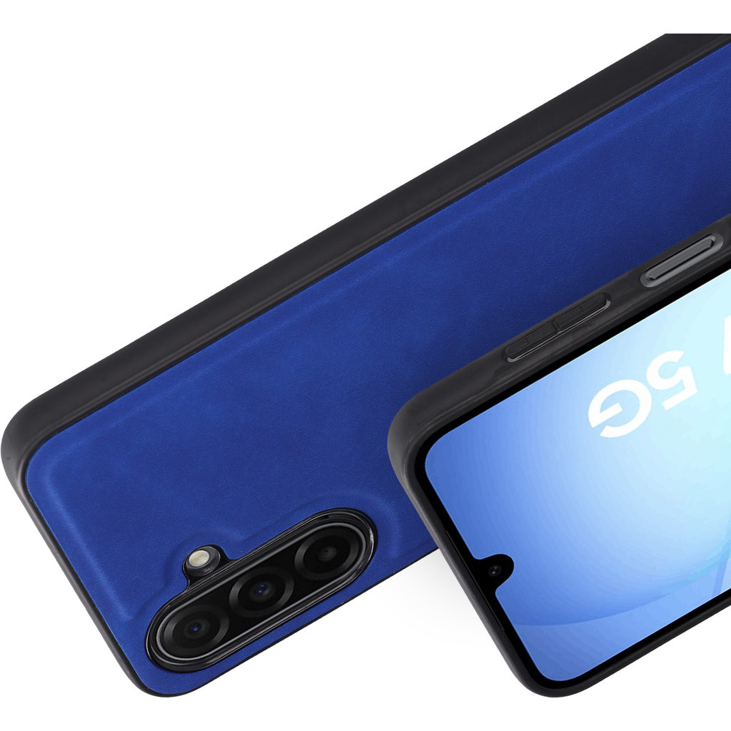 Mobiparts Mobiparts Classic MagSafe Backcover voor Samsung Galaxy A17 - Sapphire Blue