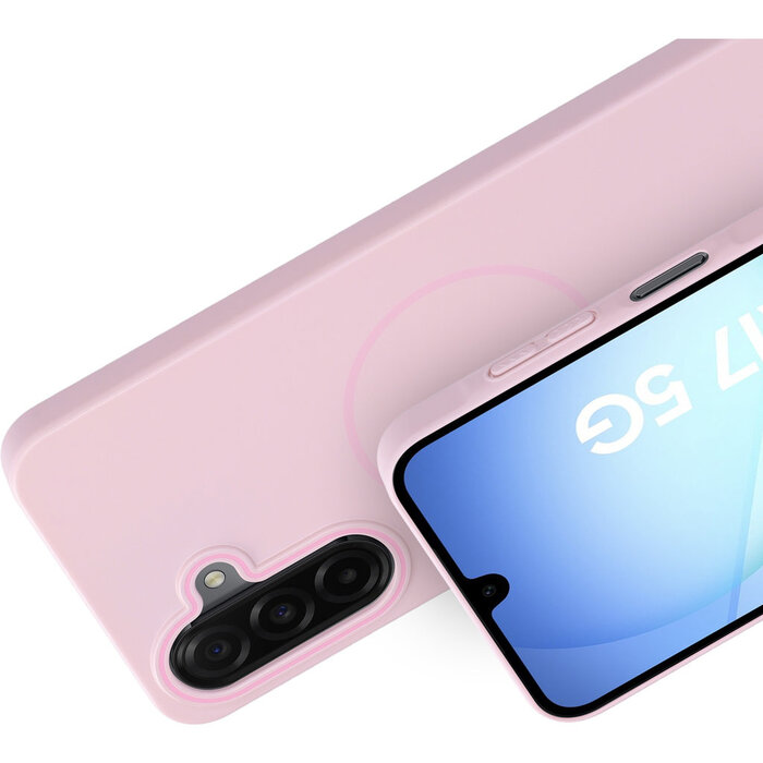 Mobiparts Mobiparts Slim Line MagSafe Case Samsung Galaxy A17 - Blush Pink