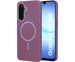 Mobiparts Mobiparts Slim Line Case voor Samsung Galaxy A17 - MagSafe - Imperial Purple