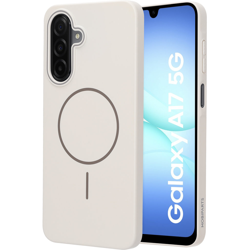 Mobiparts Mobiparts Slim Line MagSafe Case Samsung Galaxy A17 - Off White