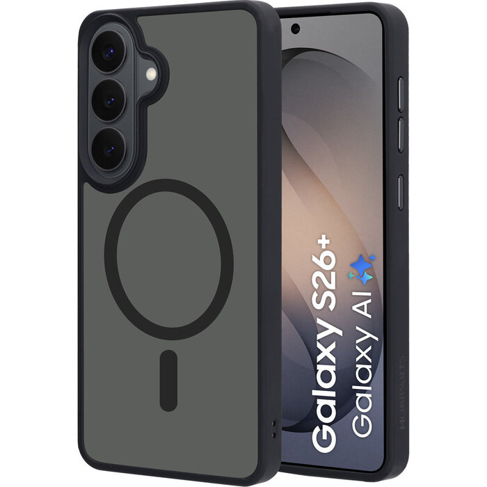 Mobiparts Mobiparts Hardcover Samsung Galaxy S26 Plus Satin Black (Magsafe Compatible)