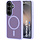 Mobiparts MagSafe Hardcover voor Samsung Galaxy S26 - Satijn Lila