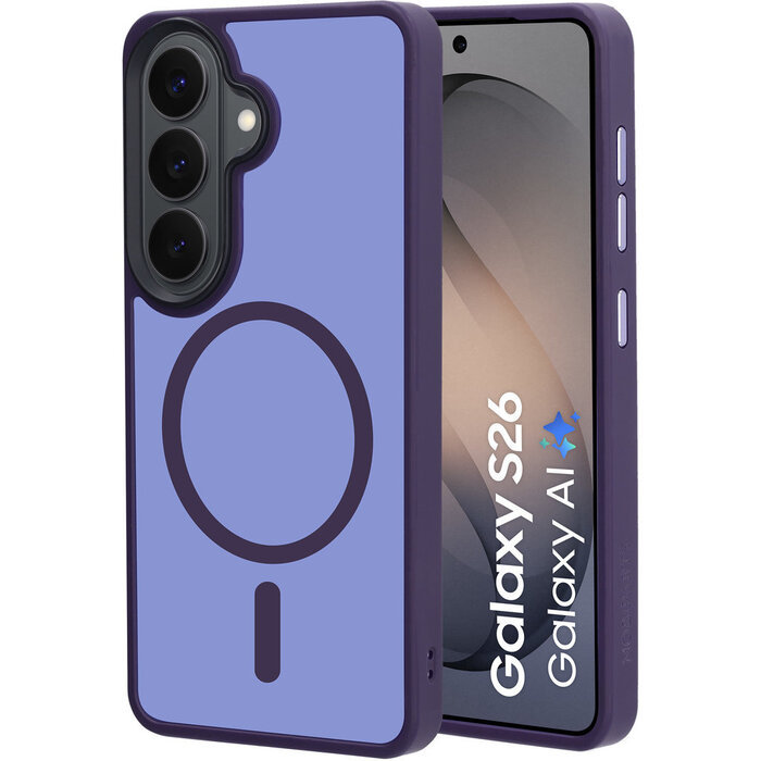 Mobiparts Mobiparts Hardcover Samsung Galaxy S26 Satin Purple (Magsafe Compatible)