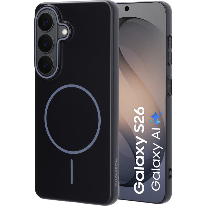 Mobiparts Mobiparts Slim Line Case Samsung Galaxy S26 (MagSafe Compatible) Onyx Black