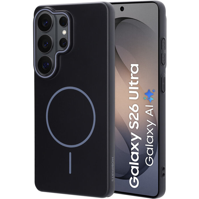 Mobiparts Mobiparts Slim Line Case Samsung Galaxy S26 Ultra (MagSafe Compatible) Onyx Black