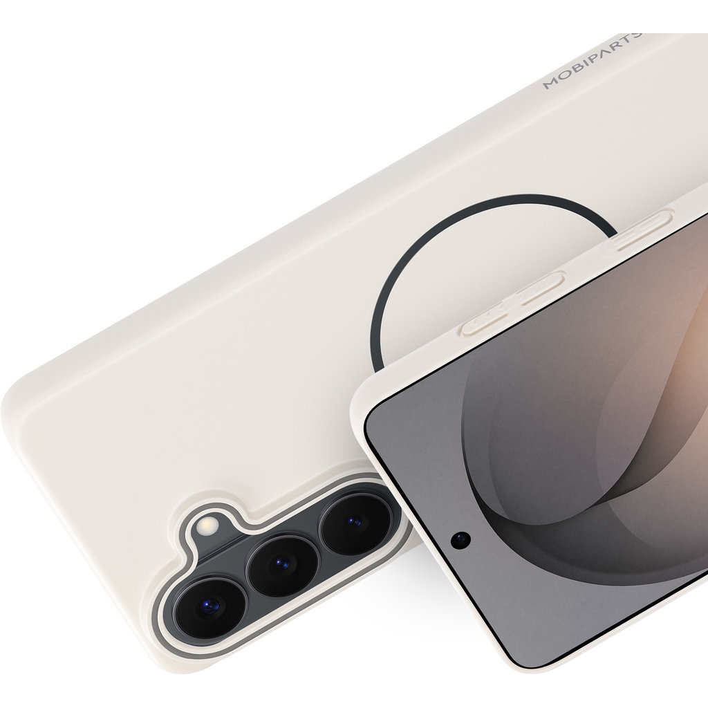 Mobiparts Mobiparts Slim Line Case Samsung Galaxy S26 (MagSafe Compatible) Off White