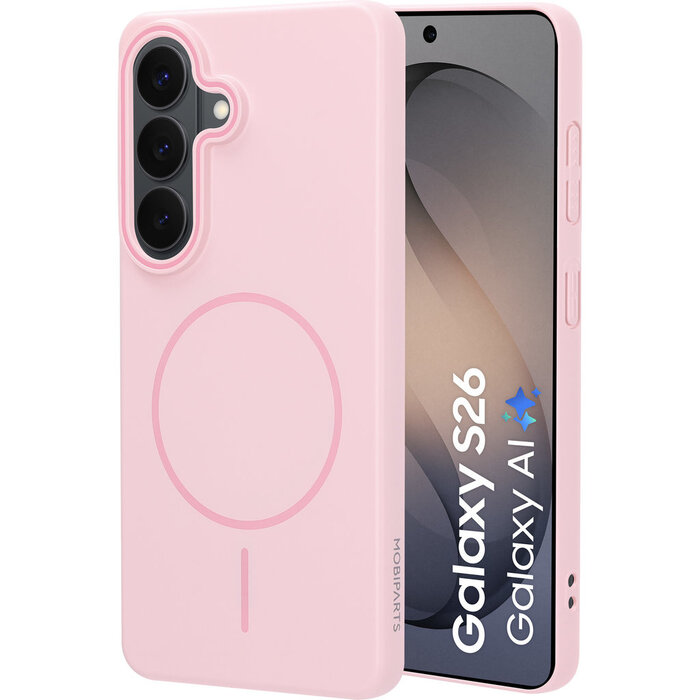 Mobiparts Mobiparts Slim Line Case Samsung Galaxy S26 (MagSafe Compatible) Blush Pink