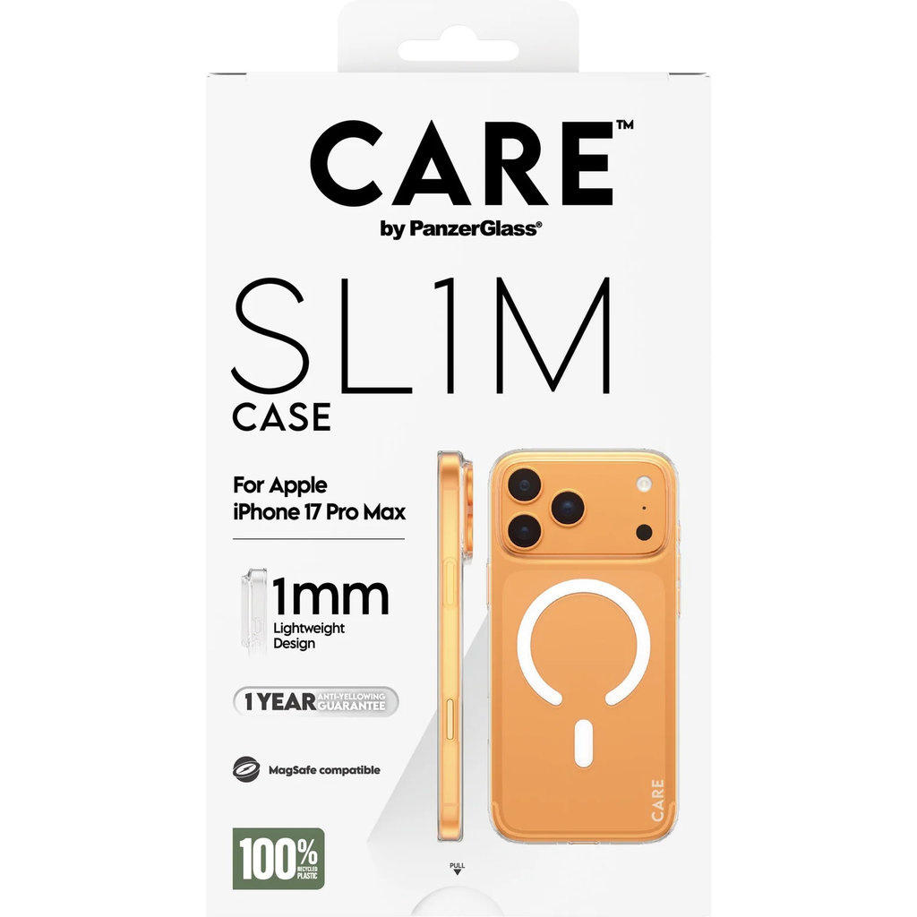 CARE by PanzerGlass PanzerGlass SL1M MagSafe Case voor iPhone 17 Pro Max - Transparant, foto 4 van 5