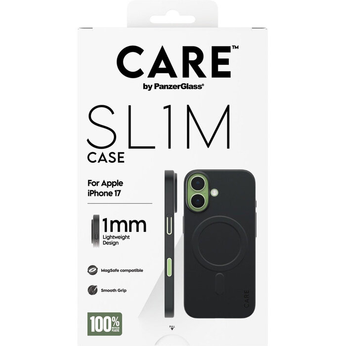 CARE by PanzerGlass CARE by PanzerGlass SL1M MagSafe Case Black iPhone 17
