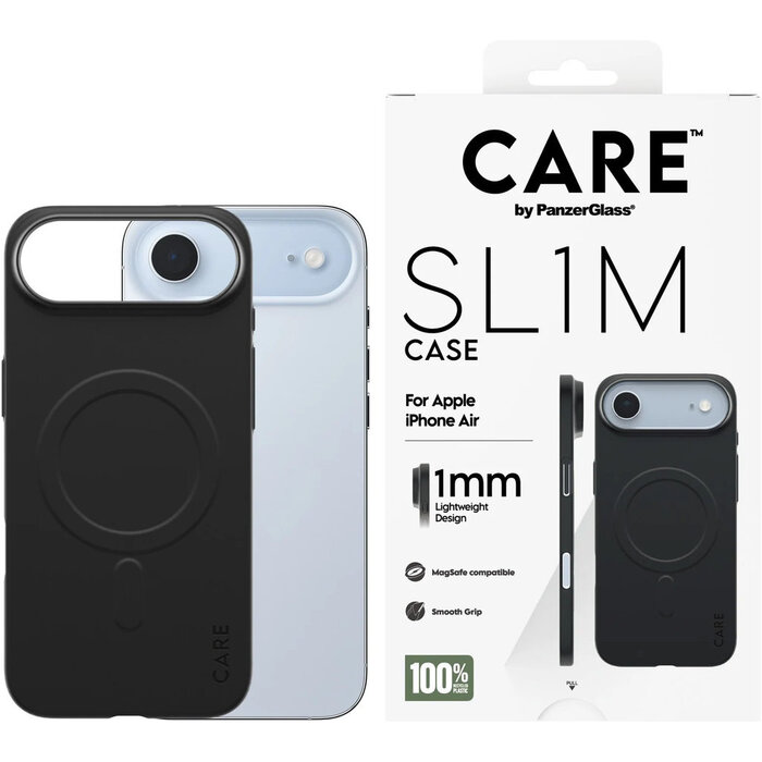 CARE by PanzerGlass PanzerGlass CARE SL1M MagSafe Case voor iPhone Air - Zwart