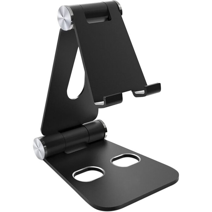 Mobiparts Mobiparts Metalen Telefoonstandaard Maat M - Zwart