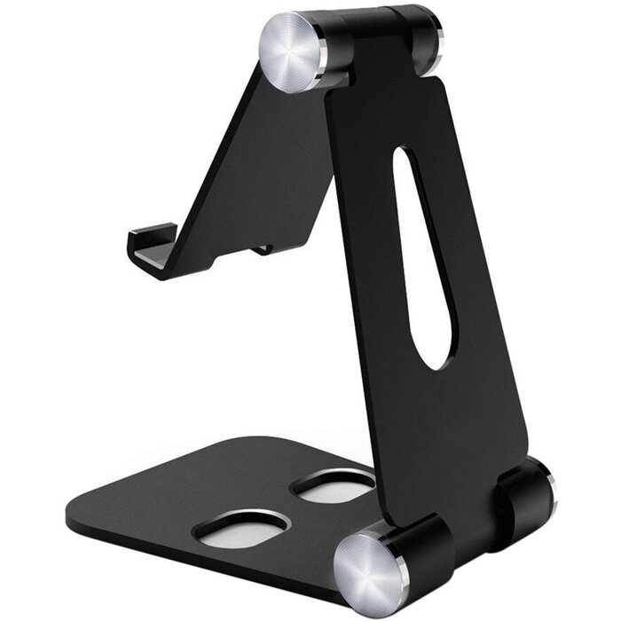 Mobiparts Mobiparts Metalen Telefoonstandaard Maat M - Zwart