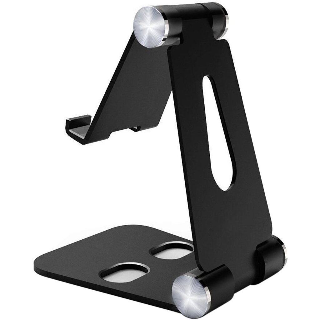 Mobiparts Mobiparts Metalen Telefoonstandaard Maat M - Zwart