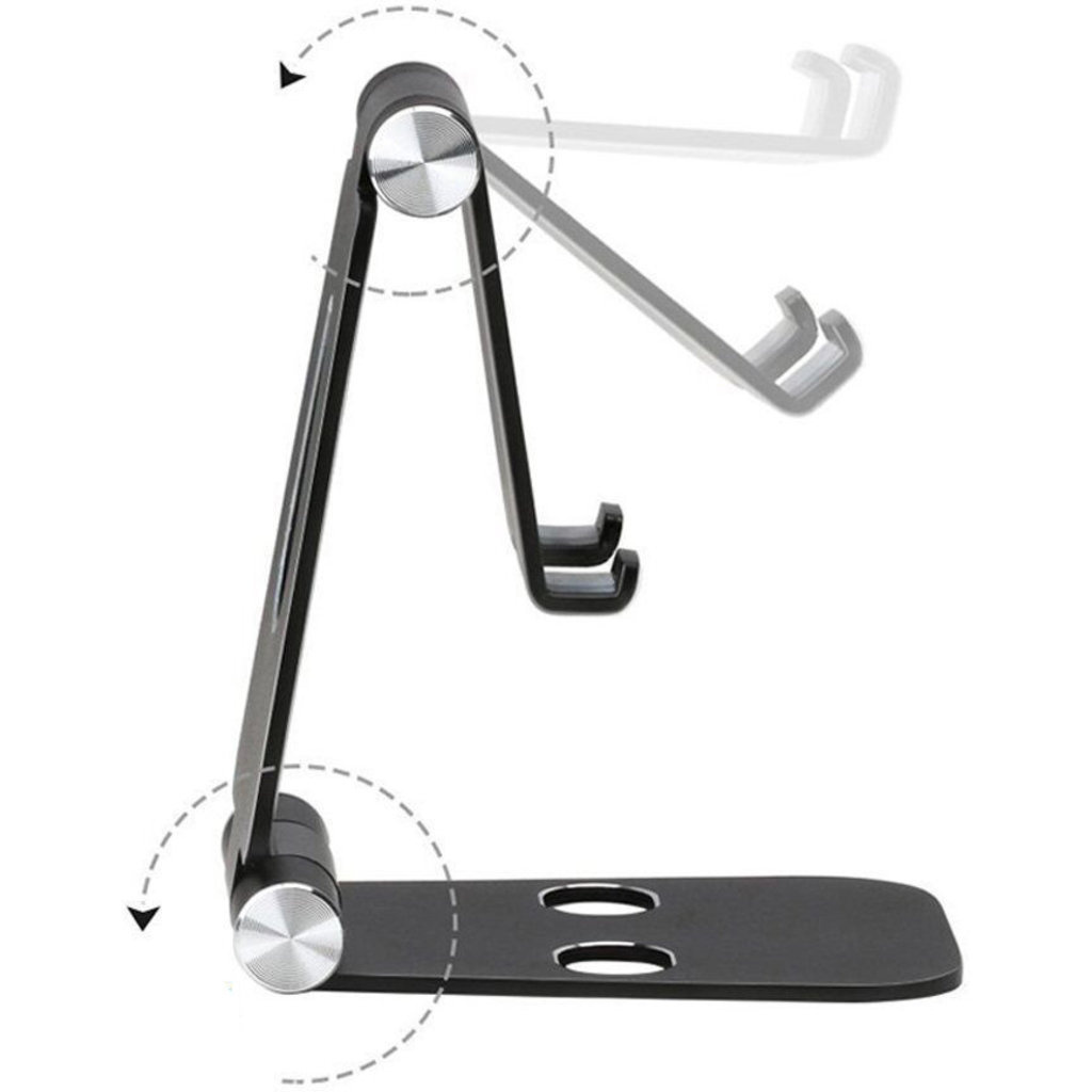 Mobiparts Mobiparts Metalen Telefoonstandaard Maat M - Zwart