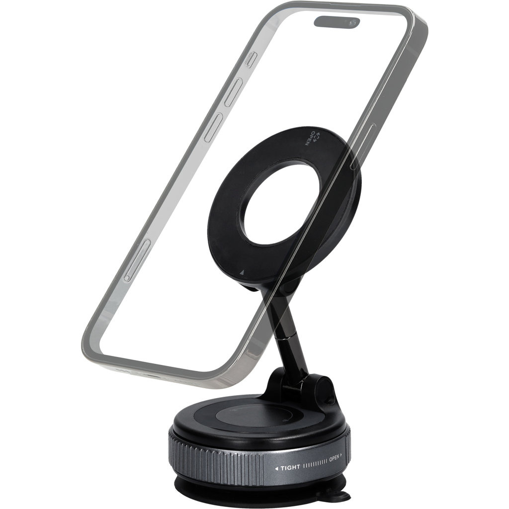 Mobiparts Mobiparts Universele Vacuüm Telefoonhouder Auto - MagSafe - Zwart