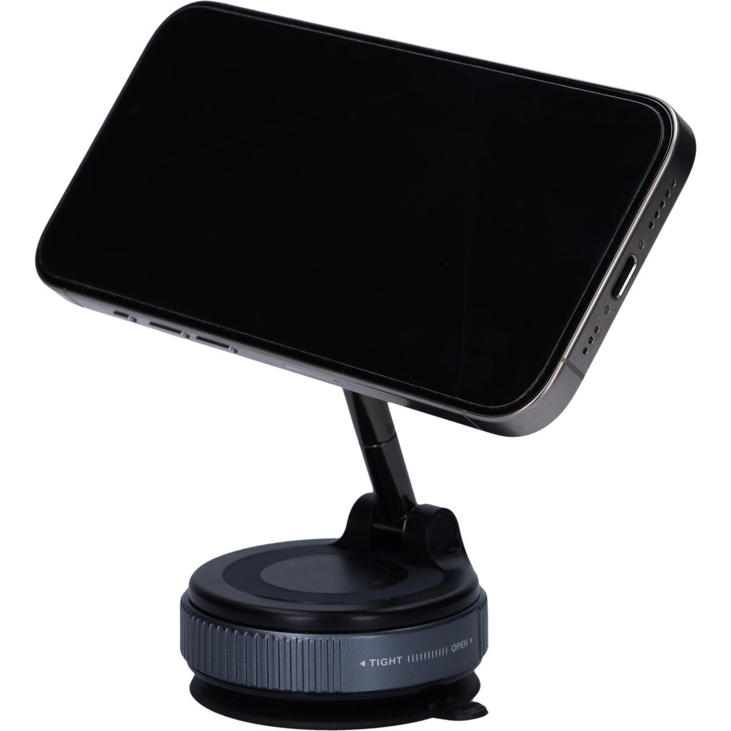 Mobiparts Mobiparts Universele Vacuüm Telefoonhouder Auto - MagSafe - Zwart