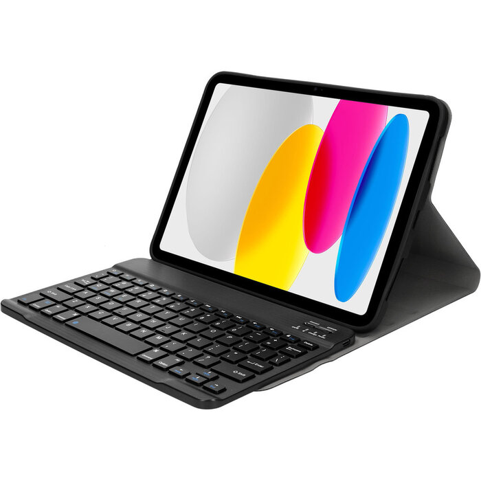Mobiparts Mobiparts Bluetooth Keyboard Case iPad 10.9 (2022) / 11 (2025) - Zwart
