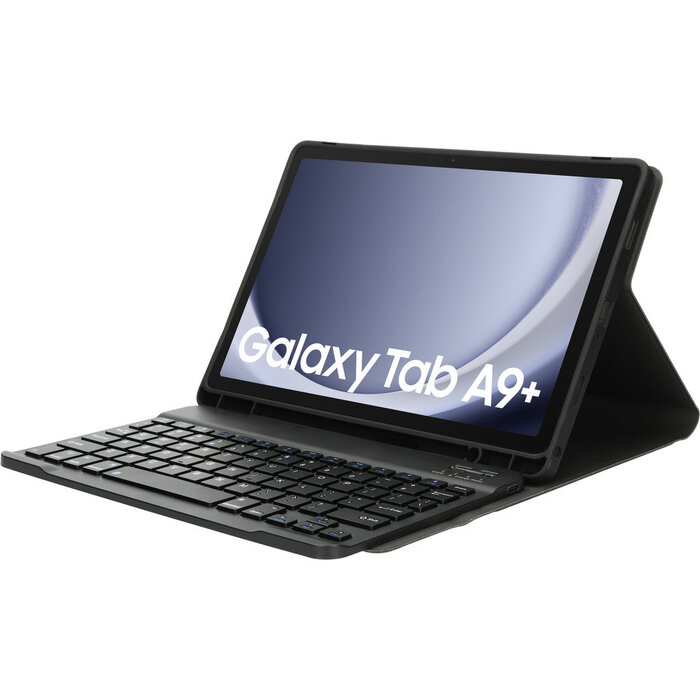 Mobiparts Mobiparts Bluetooth Toetsenbordhoes voor Samsung Galaxy Tab A9+/A11+ - Zwart