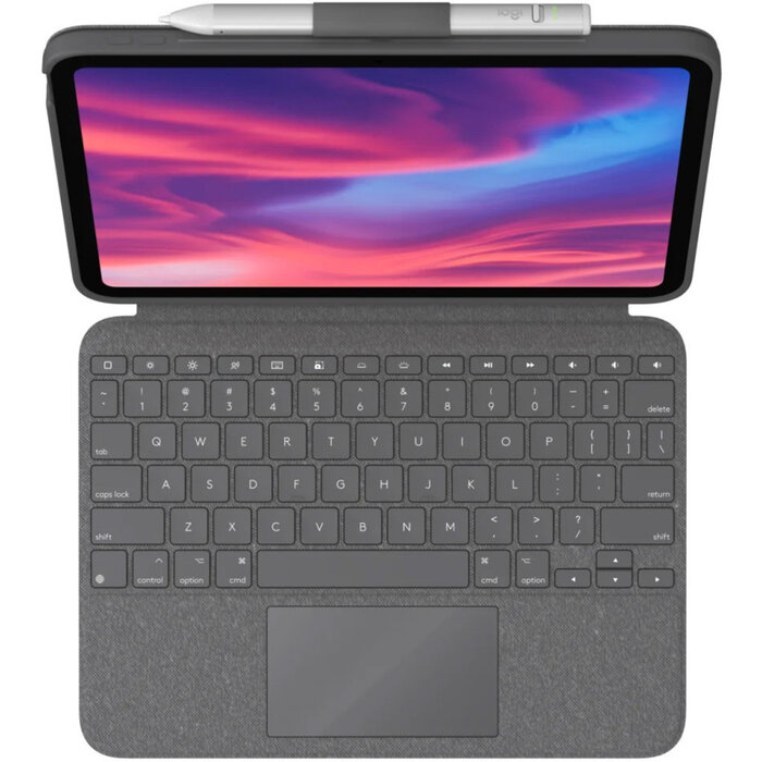 logitech Logitech Combo Touch iPad 10.9 (10e gen) Toetsenbordcase - QWERTY