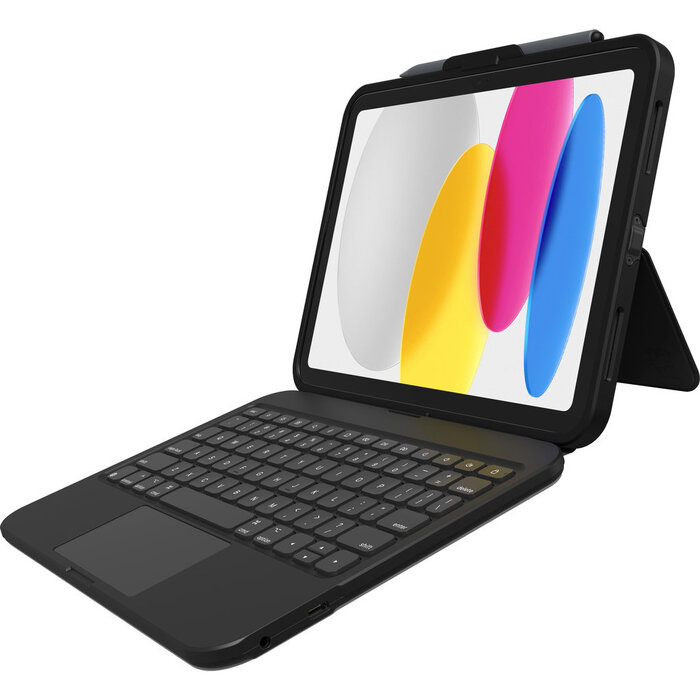 ZAGG ZAGG Tough Keys Keyboard voor iPad Air 10.9 (2020/2022) met Trackpad - QWERTY - Zwart