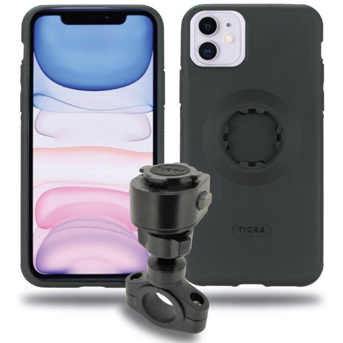 Tigra Tigra MountCase 2 iPhone 11 - Complete Motorhouder Kit