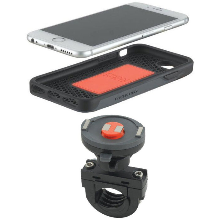 Tigra Tigra FitClic Neo Motorhouder Set voor iPhone 8, 7, 6S & SE (2020/2022)