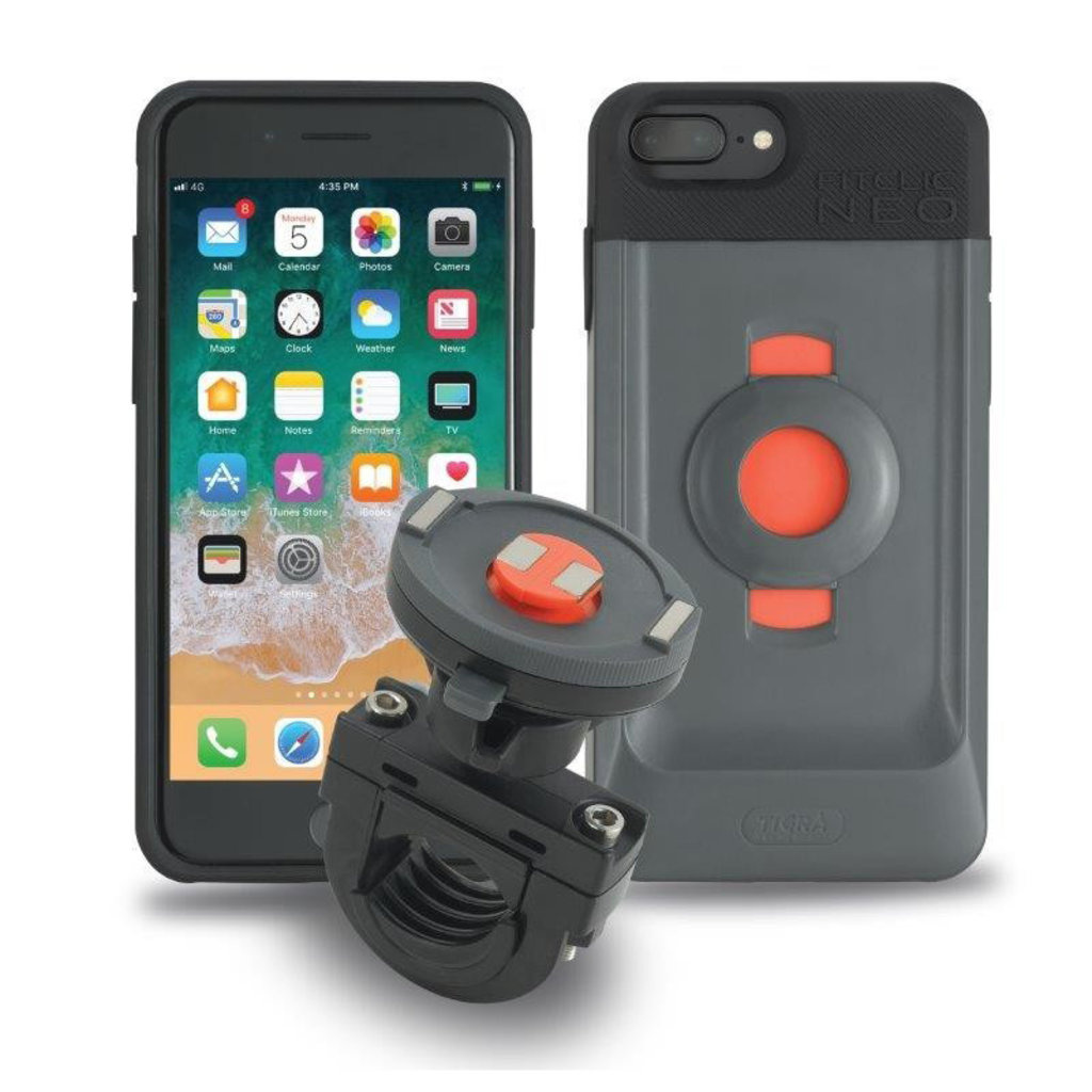 Tigra Tigra FitClic Neo Motorhouder Kit voor iPhone 8+/7+/6S+/6+ (20-30.5mm)