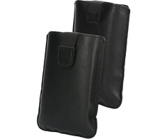 Mobiparts Mobiparts Classic Pouch - Universele Telefoonhoes - Zwart