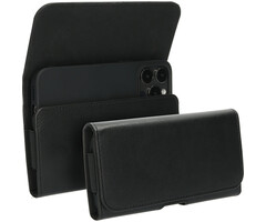 Mobiparts Mobiparts Classic Belt Case XL - Kunstleren Riemtas - Zwart