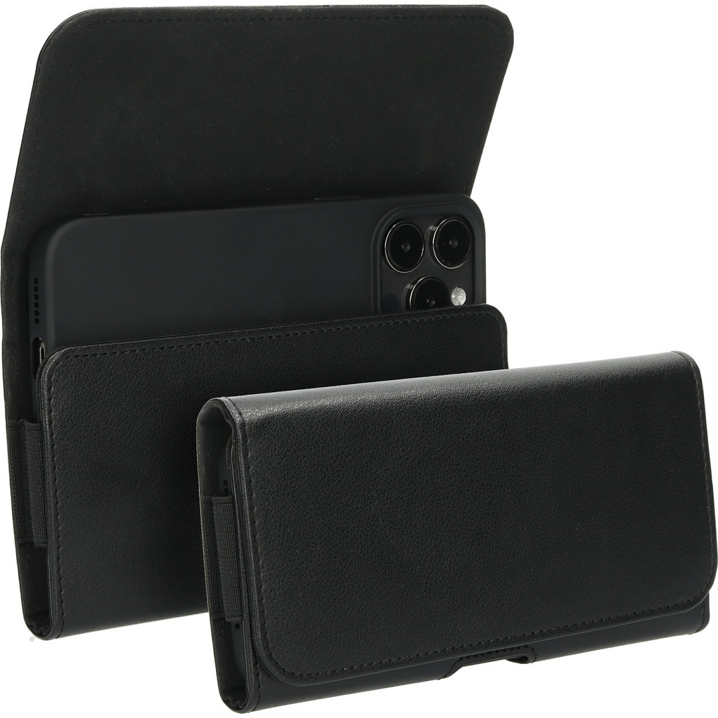 Mobiparts Mobiparts Classic Belt Case XL Kunstleren Riemtas - Zwart
